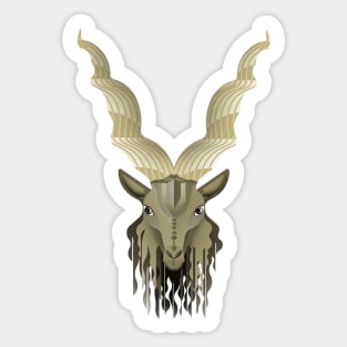 Markhor - Screw horned goat Sticker